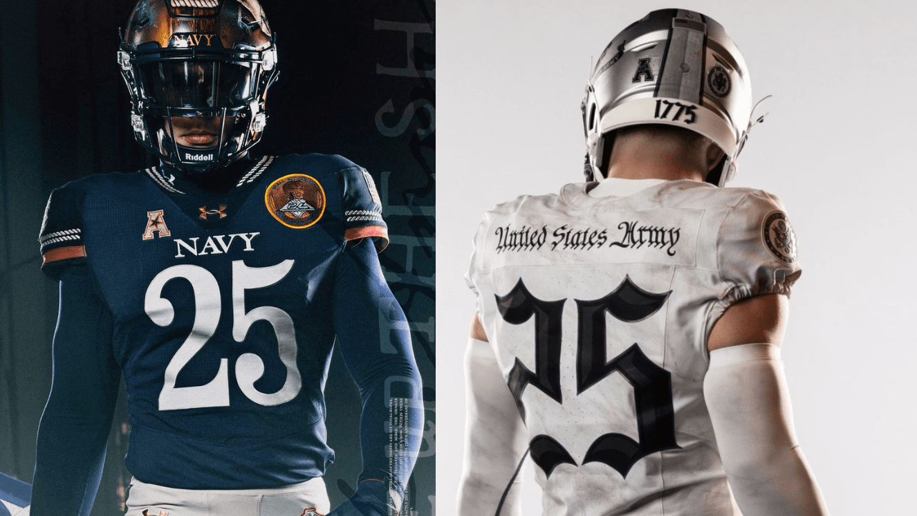 Army & Navy Drop 250th Anniversary Uniforms for 2025 Showdown